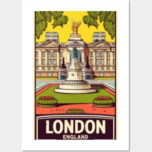 A Vintage Travel Art of London - England Posters and Art